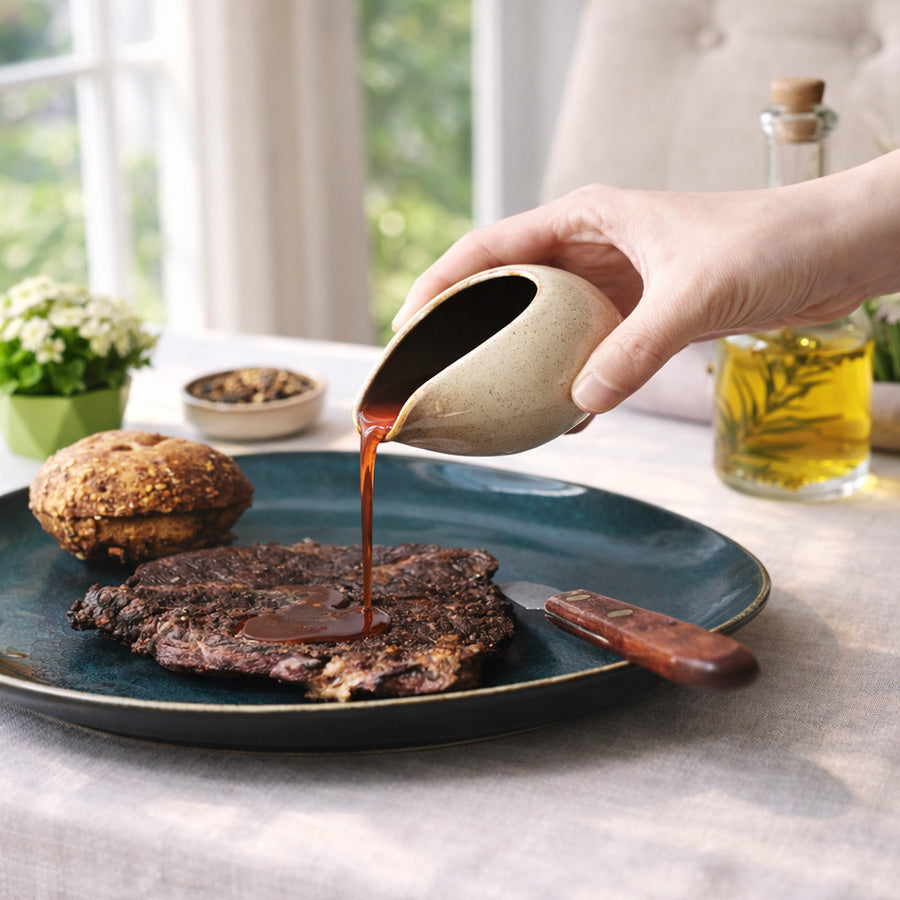 Lacuna Condiment Pot - Speckled Sand