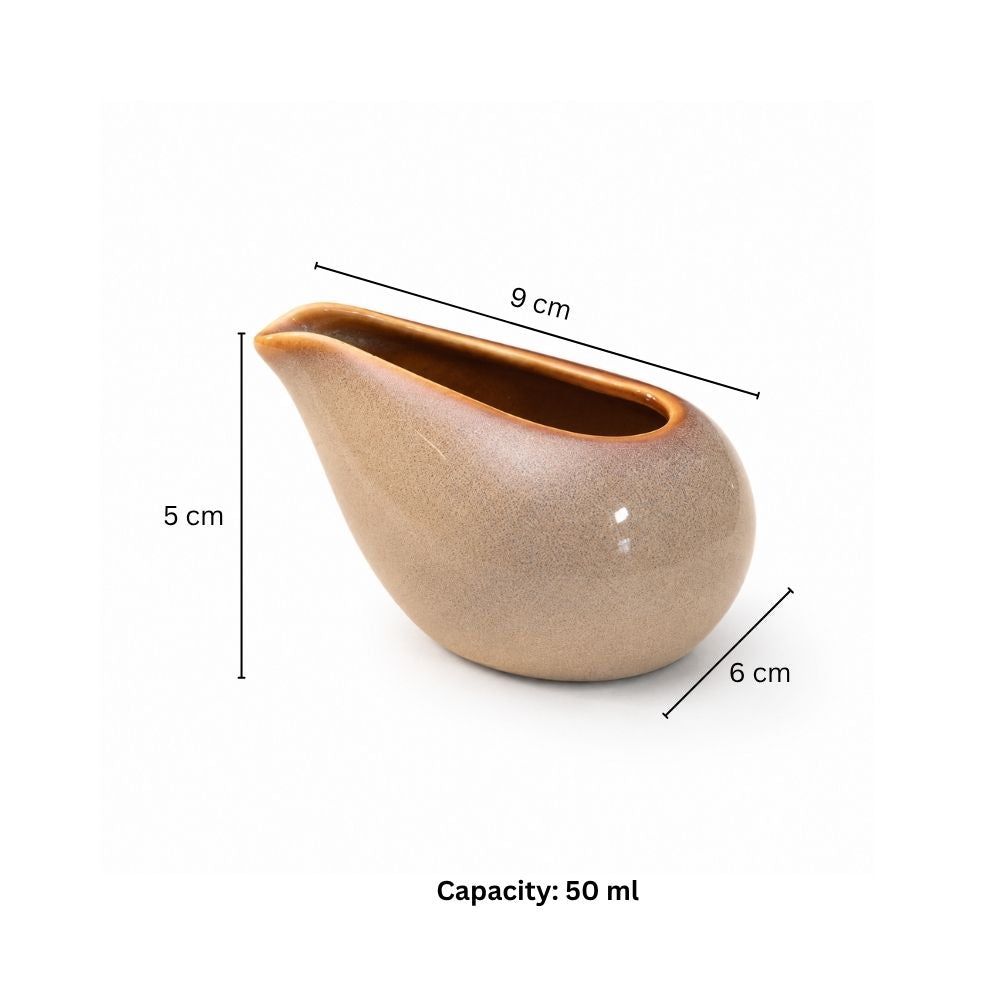 Lacuna Condiment Pot - Speckled Sand