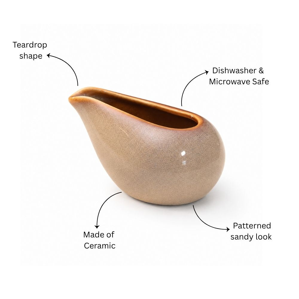 Lacuna Condiment Pot - Speckled Sand