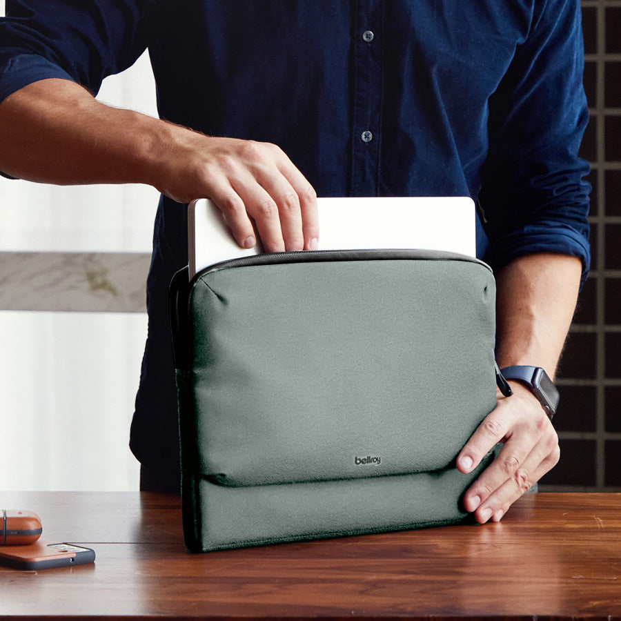 Laptop Caddy 14 inch - Eucalyptus