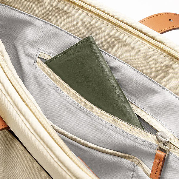 Laptop Shoulder Bag - Beige