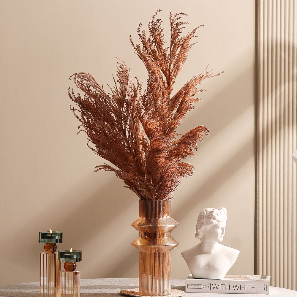 Latin Pampas Faux Stem - Brown