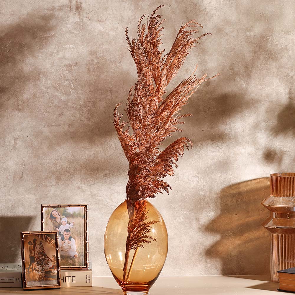 Latin Pampas Faux Stem - Brown