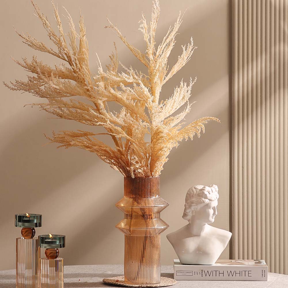 Latin Pampas Faux Stem - Cream