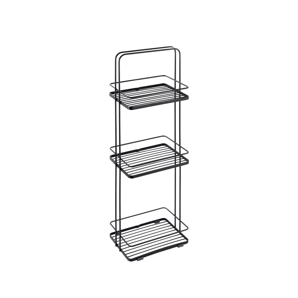 Lava Floor Standing 3-Tier Rack - Black