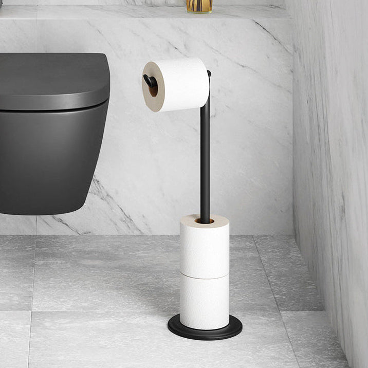 Lava Toilet Roll Holder with Dispenser - Black