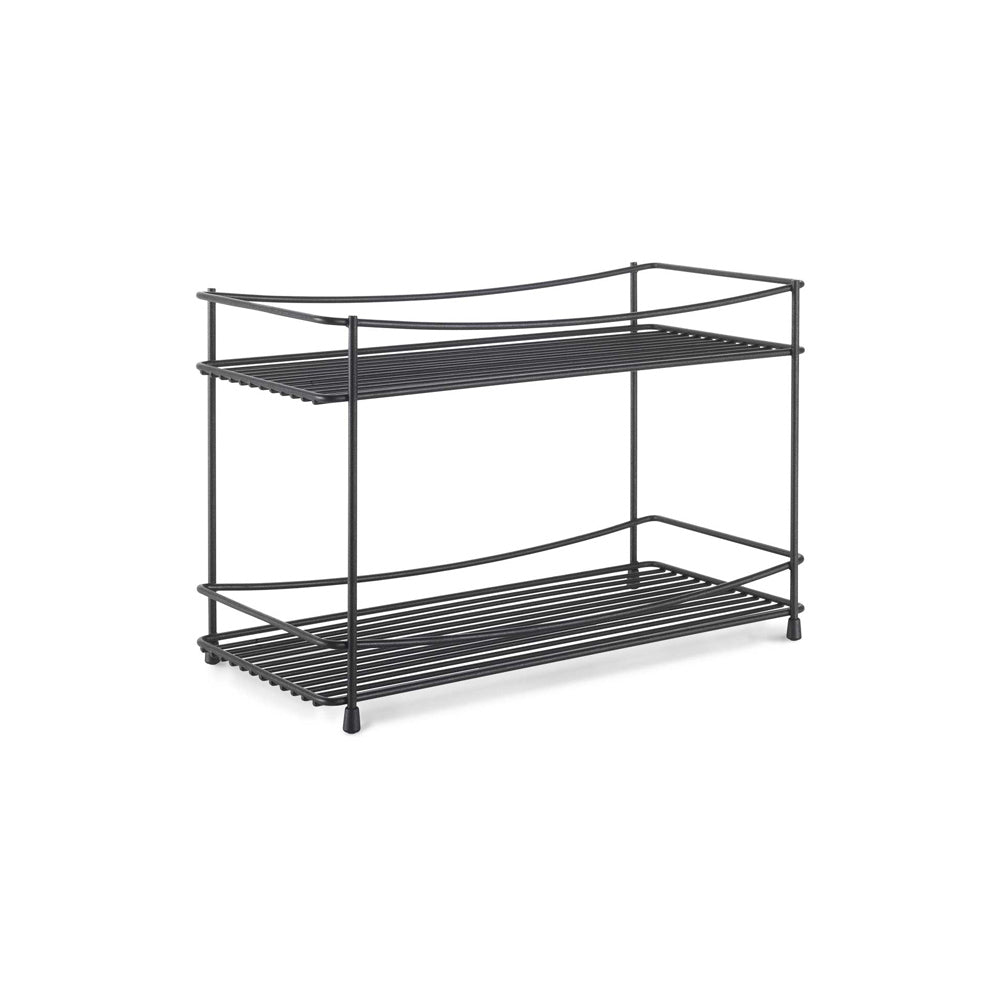 Lava Oregano 2-Tier Storage Rack - Black