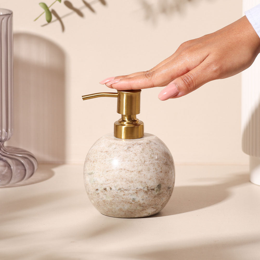 Lavo Marble Soap Dispenser - Desert