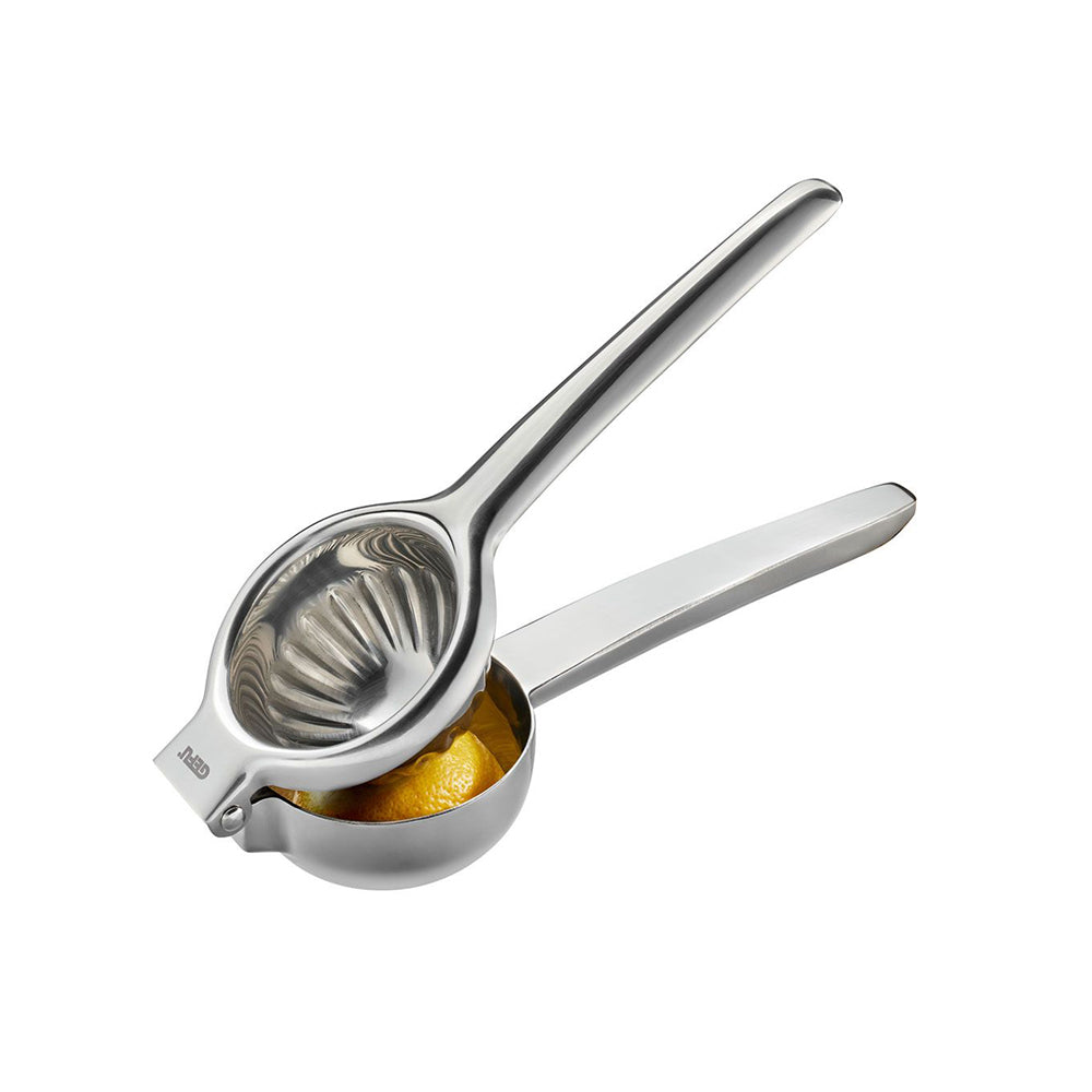 Lemon Satinless Steel Citrus Press