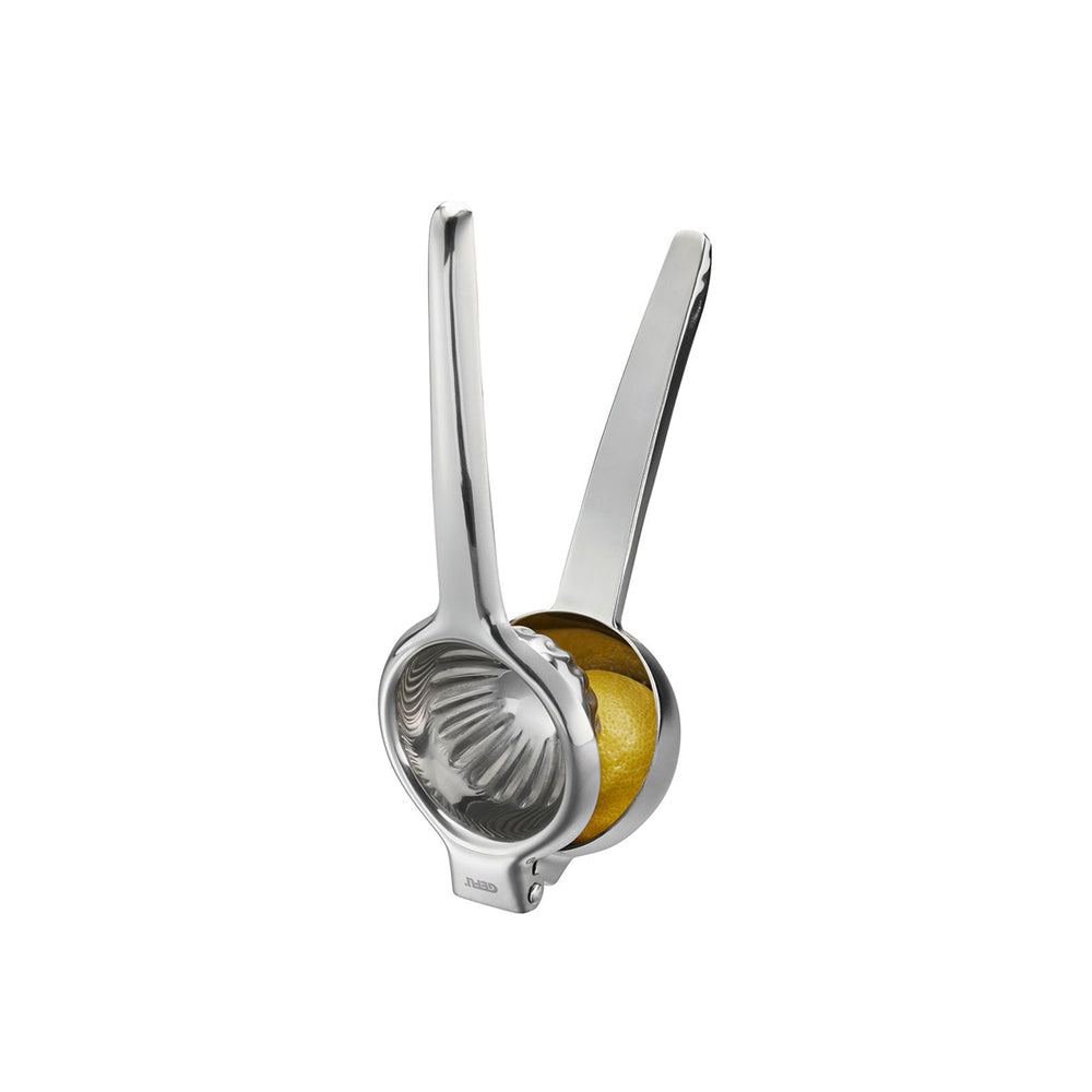 Lemon Satinless Steel Citrus Press