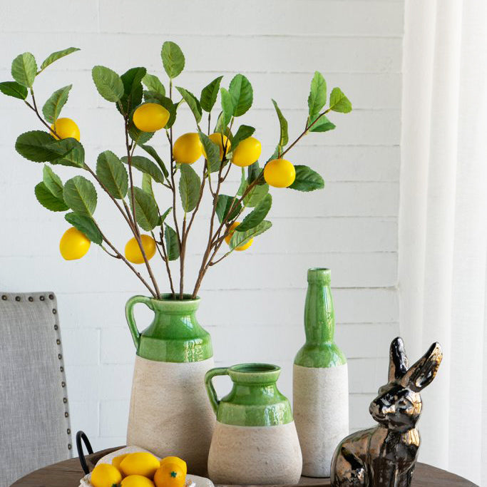 Lemon Tree Faux Branch - Yellow Green