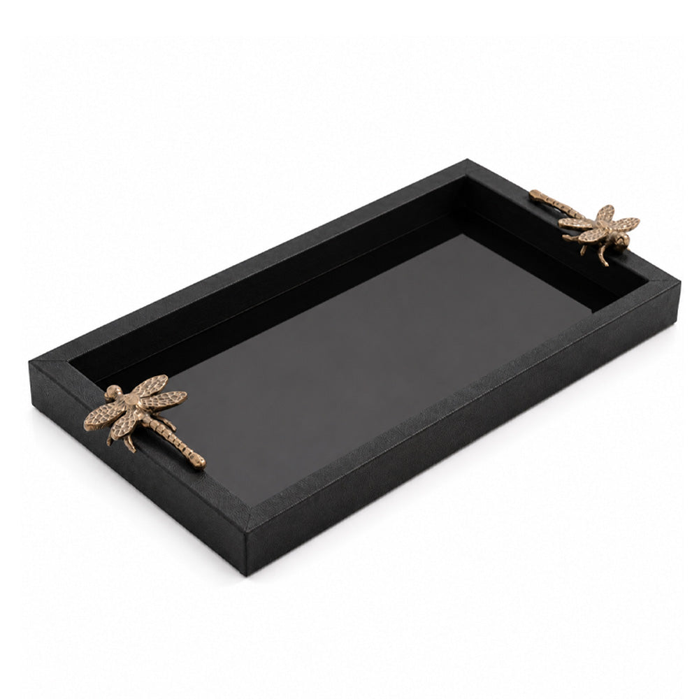 Libelle Decorative Tray Large - Black Gold