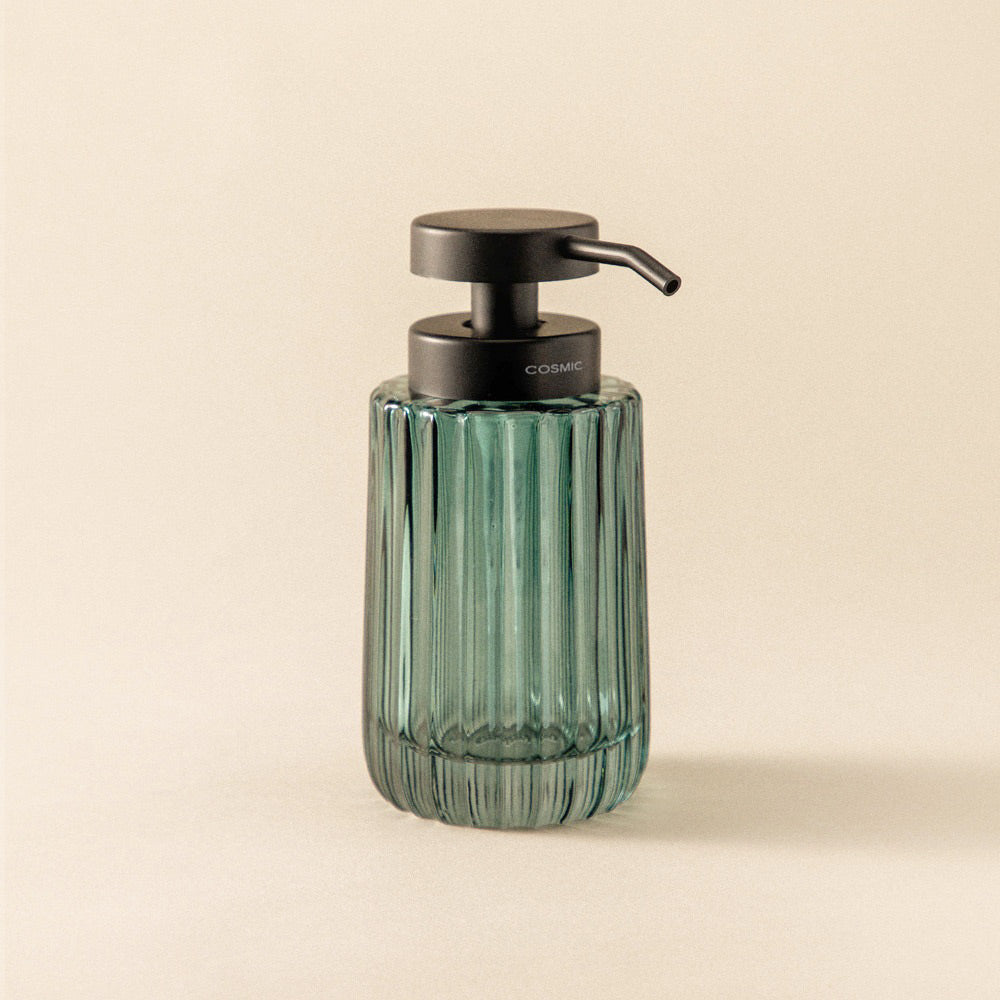 Lido Glass Soap Dispenser - Bluish Green