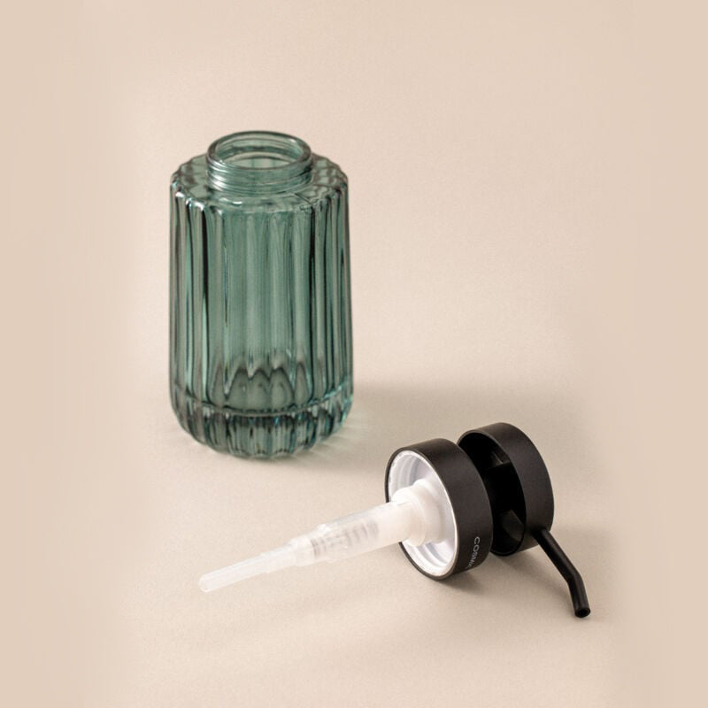 Lido Glass Soap Dispenser - Bluish Green