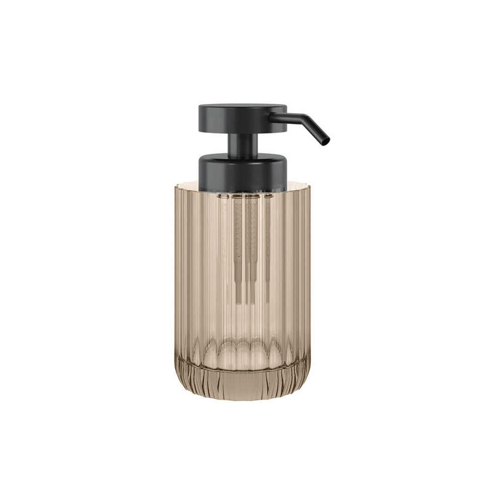 Lido Glass Soap Dispenser - Smoke Grey