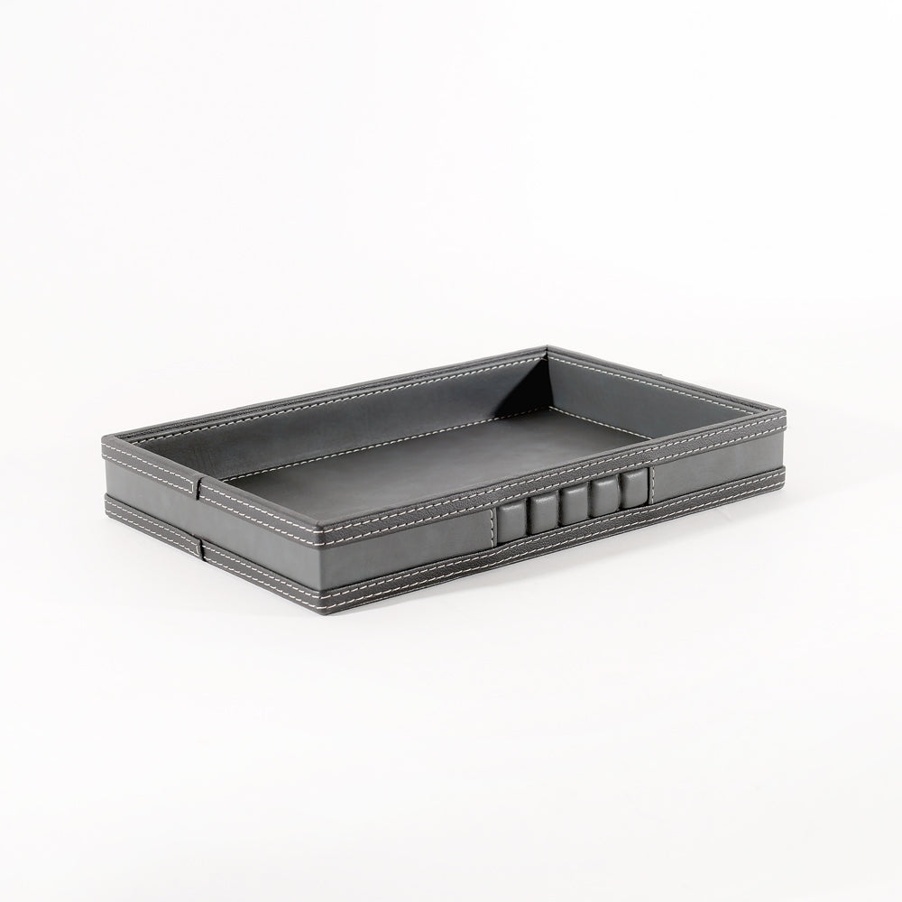 Coda Valet Tray - Grey Black