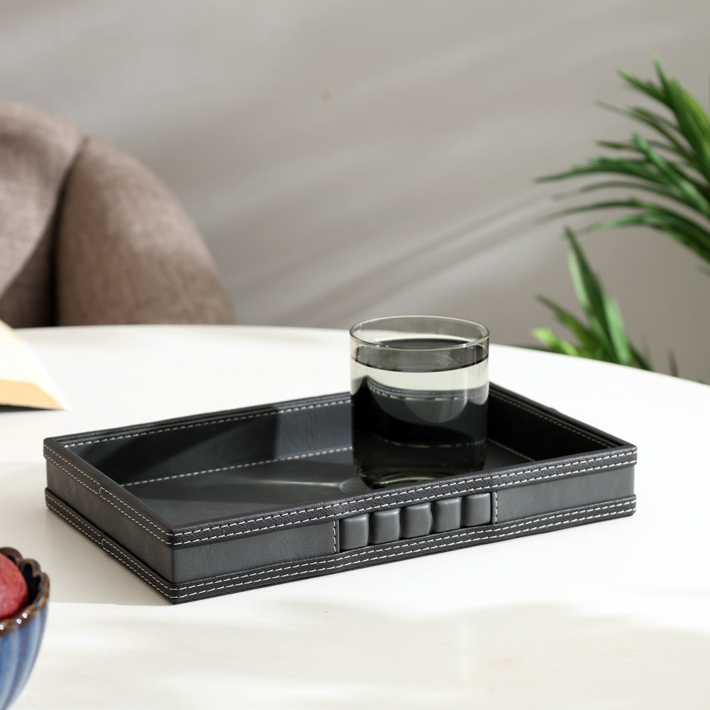Coda Valet Tray - Grey Black