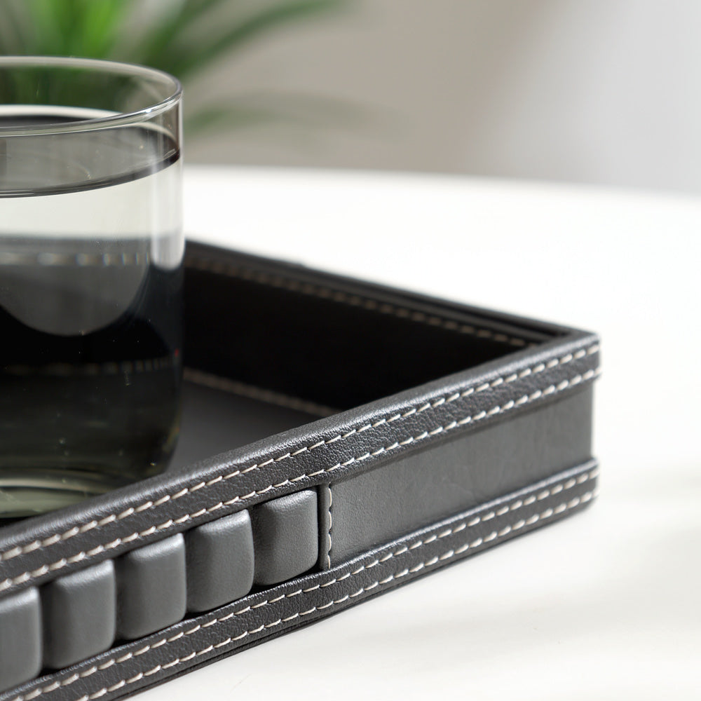 Coda Valet Tray - Grey Black