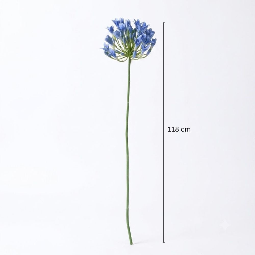 Lily of the Nile Faux Stem - Dark Blue