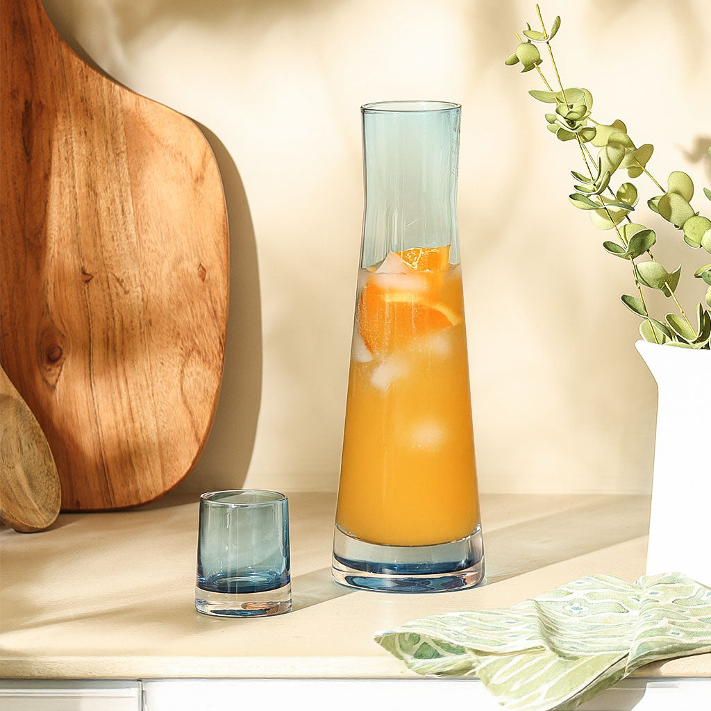 Lina Water Carafe 700ml - Blue