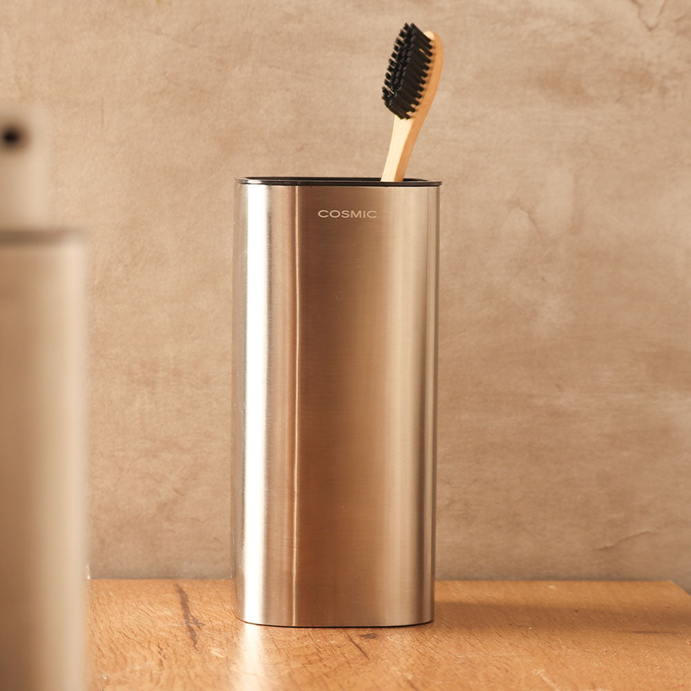 Line Toothbrush Tumbler - Brushed SS