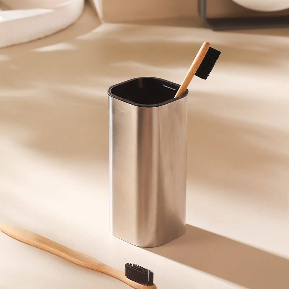 Line Toothbrush Tumbler - Brushed SS