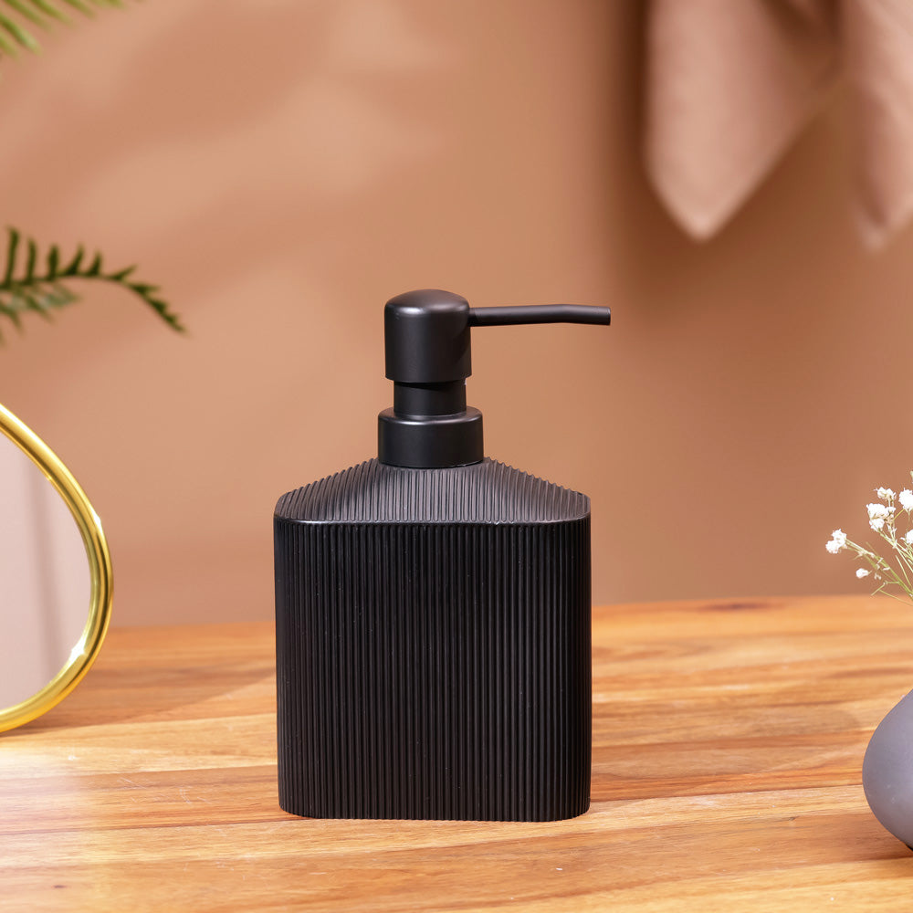 Lined Soap Dispenser - Black