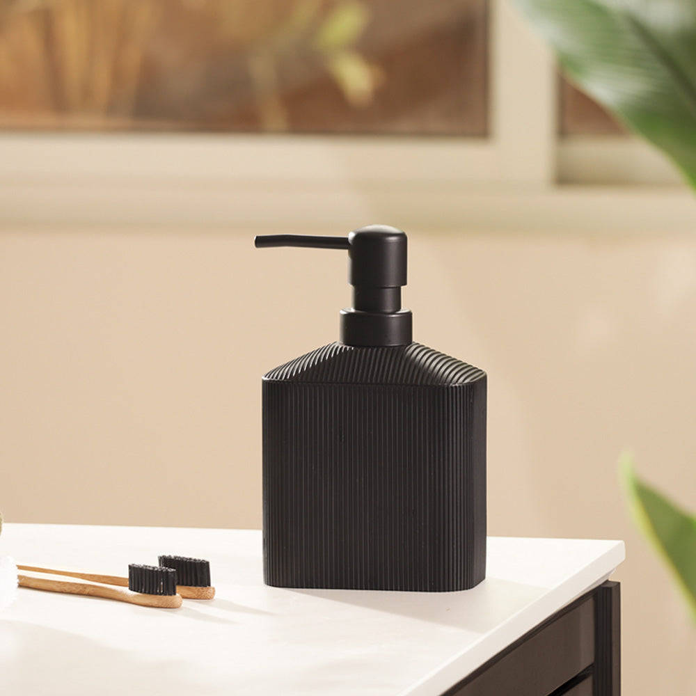 Lined Soap Dispenser - Black