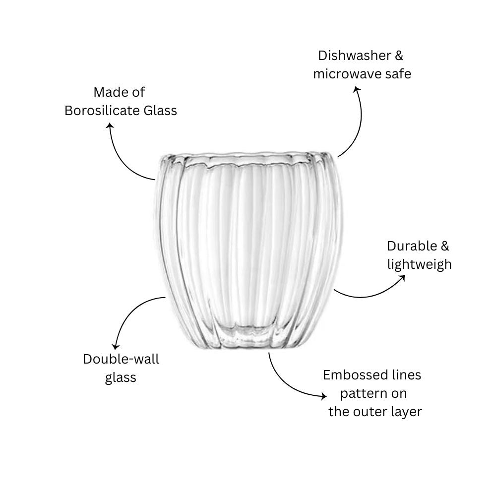 Lines Double Wall Tumbler - Medium