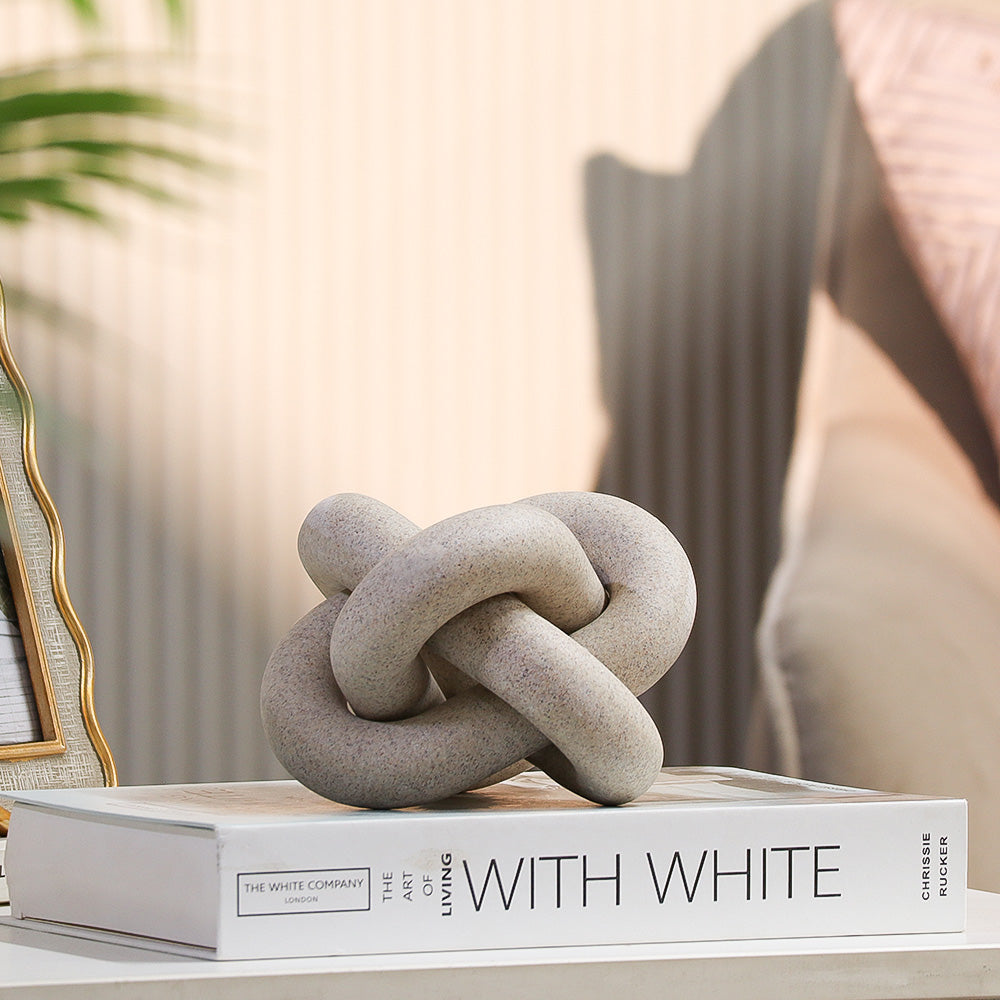 Linked Decorative Accent - Granite Beige