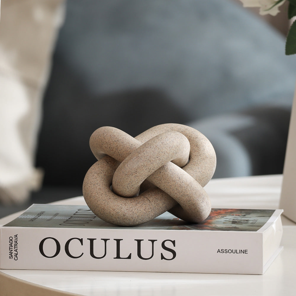 Linked Decorative Accent - Granite Beige