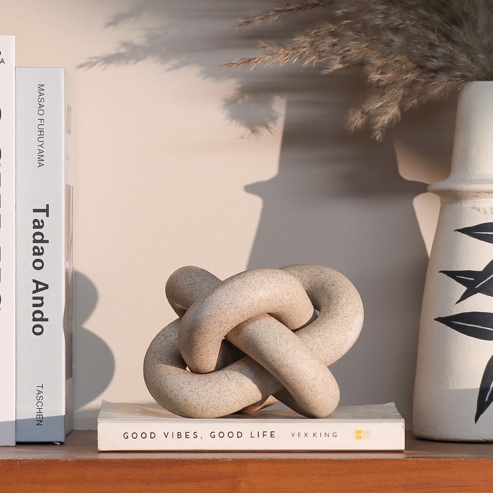 Linked Decorative Accent - Granite Beige