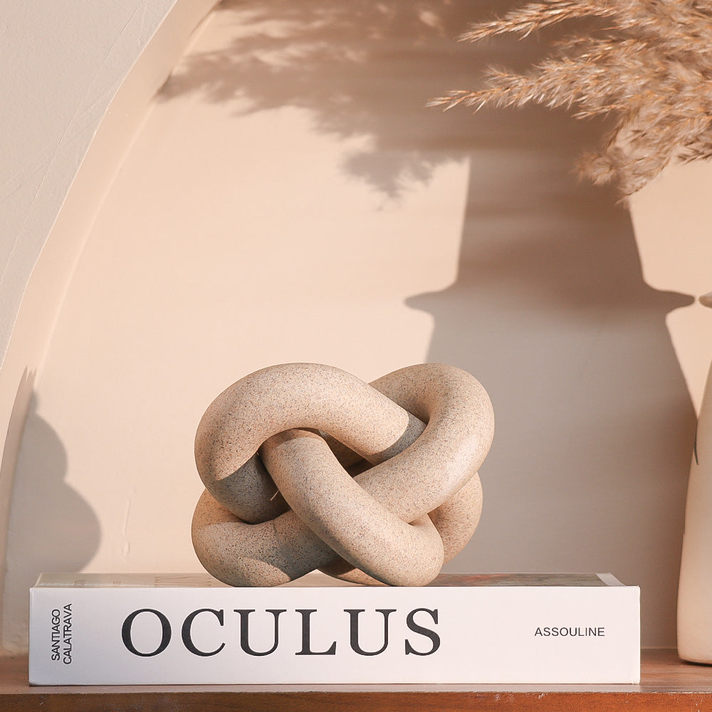 Linked Decorative Accent - Granite Beige