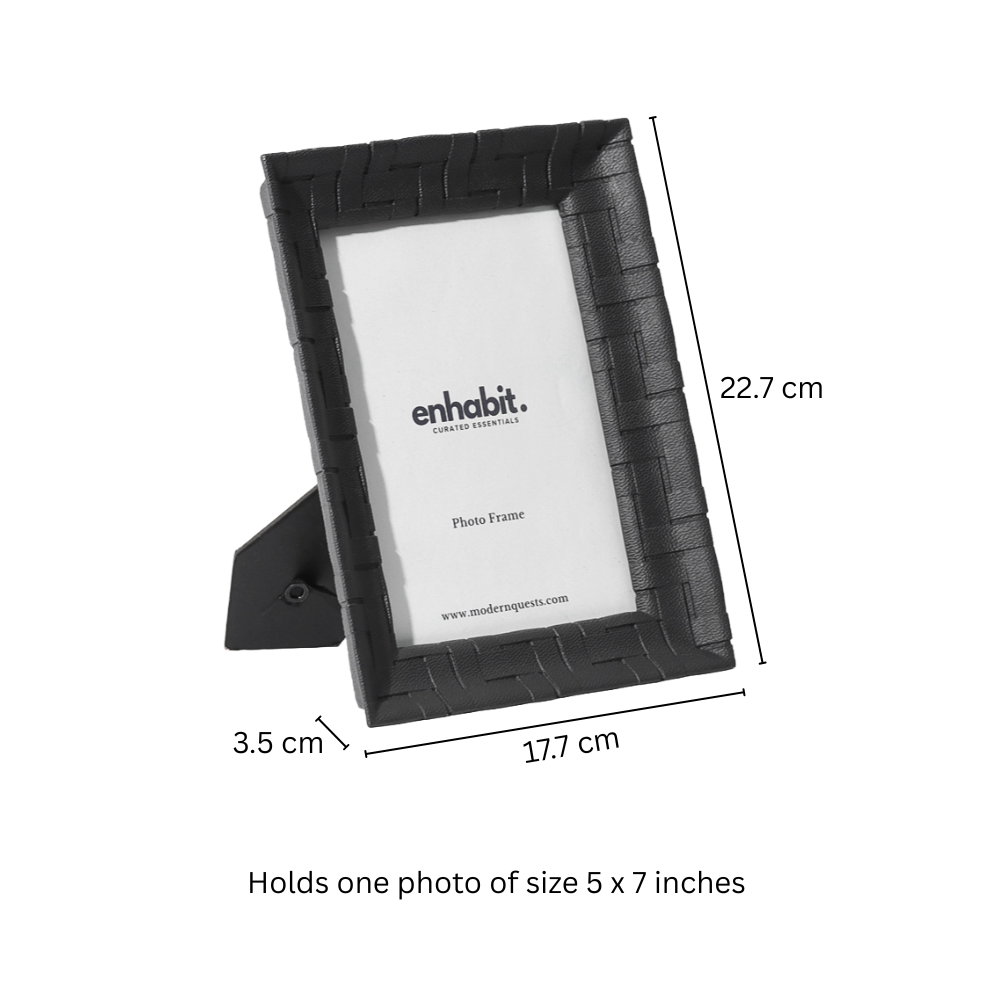 Links Photo Frame Large - Matte Black