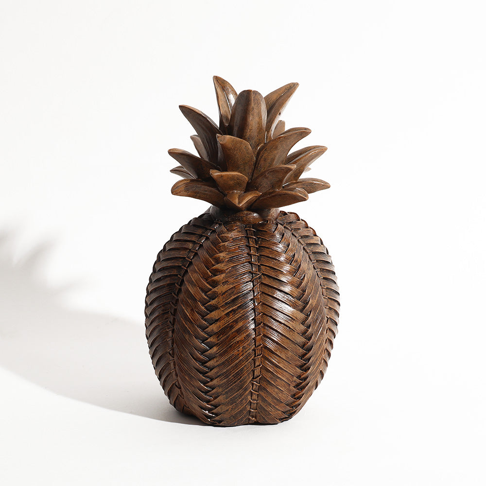 Finley Pineapple Decorative Sculpture - Brown