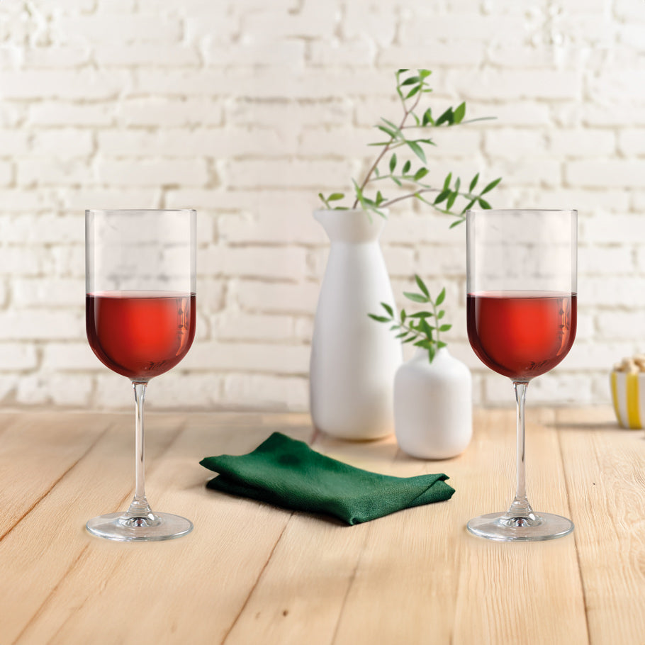 Liora Red Wine Glasses 410ml, Set of 4
