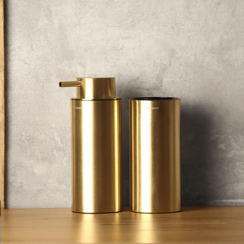 Logic Soap Dispenser - Brushed Gold