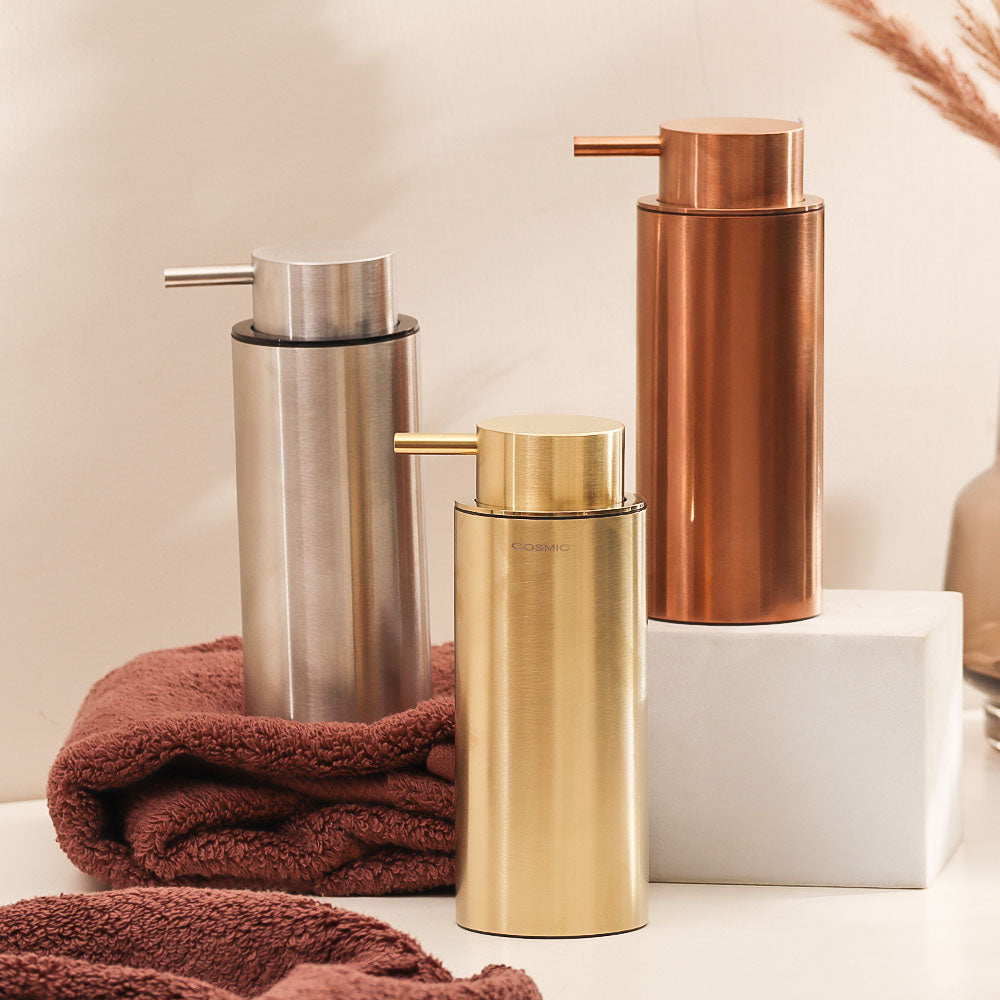Logic Soap Dispenser - Brushed Gold