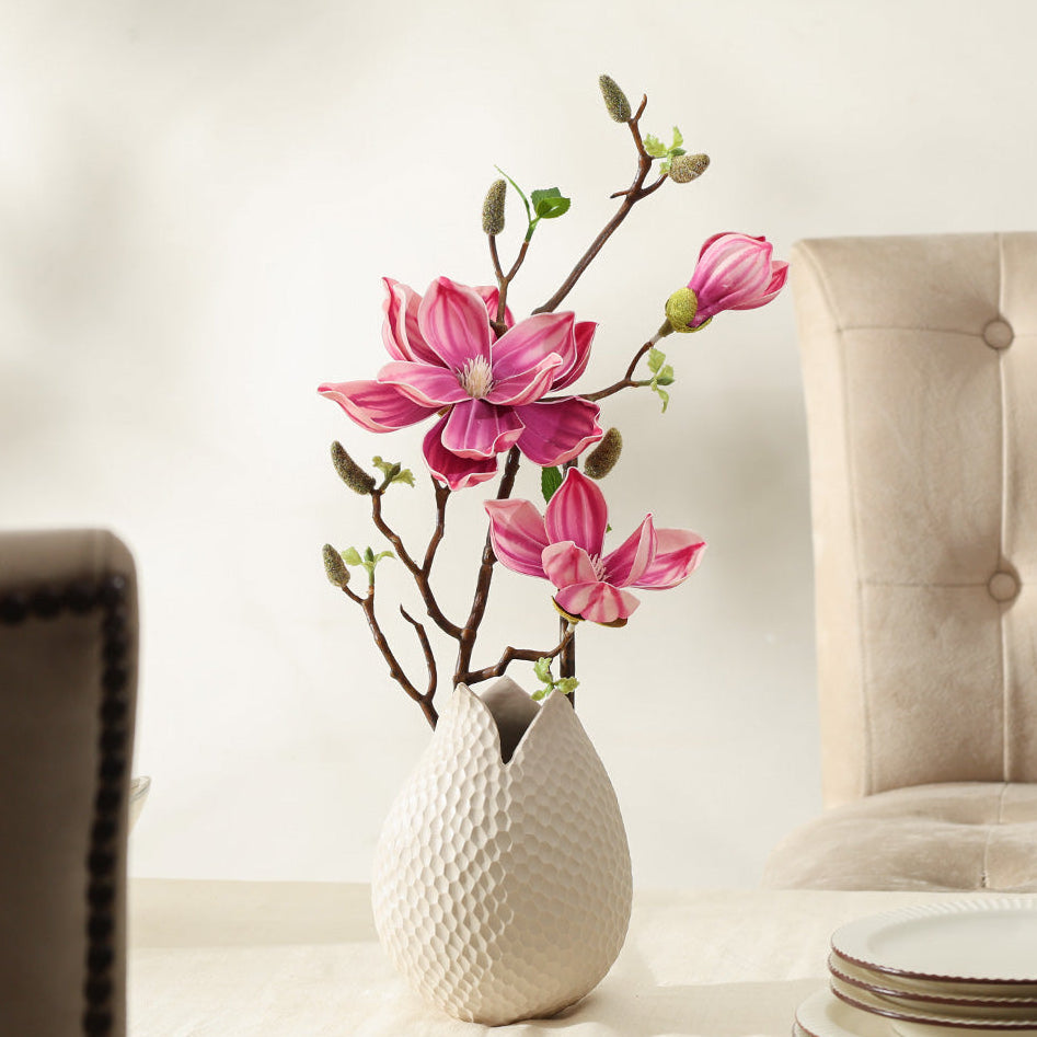 Lotus Magnolia Faux Stem - Purple