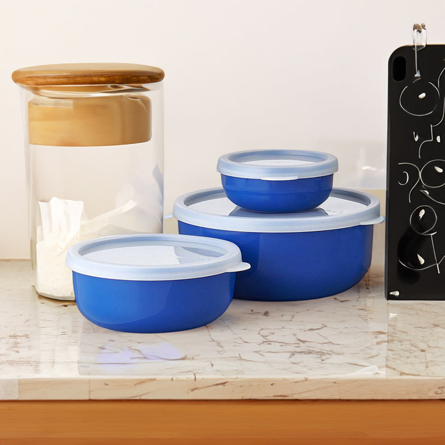 Lumina 3-Piece Storage Set - Vivid Blue