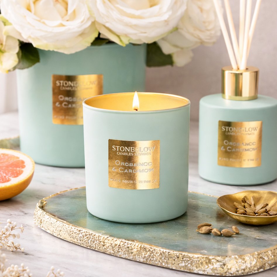 Luna Candle - Oroblanco & Cardamom