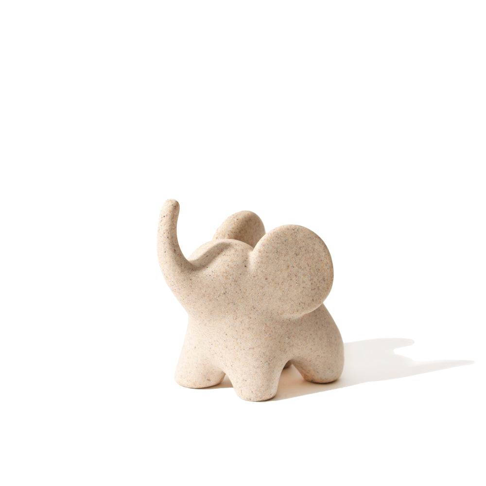 Luna Elephant Decorative Sculpture Mini - Sandy Beige