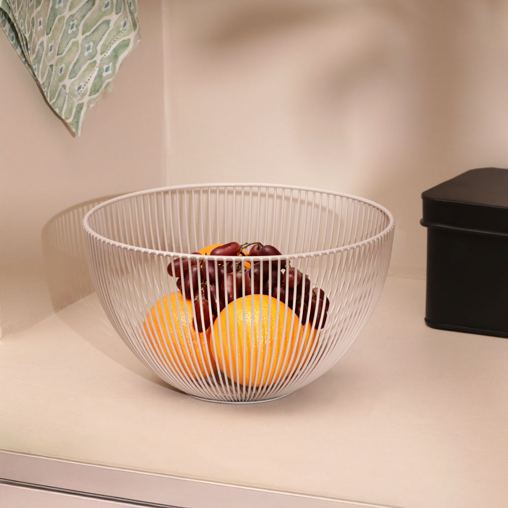 Lyne Fruit Basket Large - Taupe