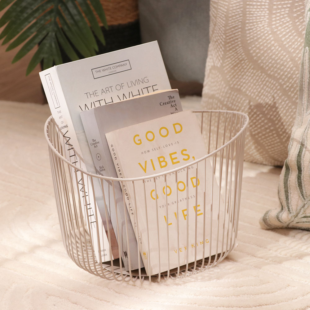 Lyne Storage Basket Medium - Taupe
