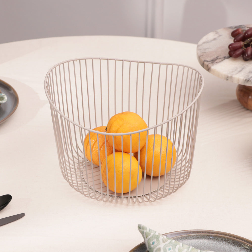 Lyne Storage Basket Medium - Taupe