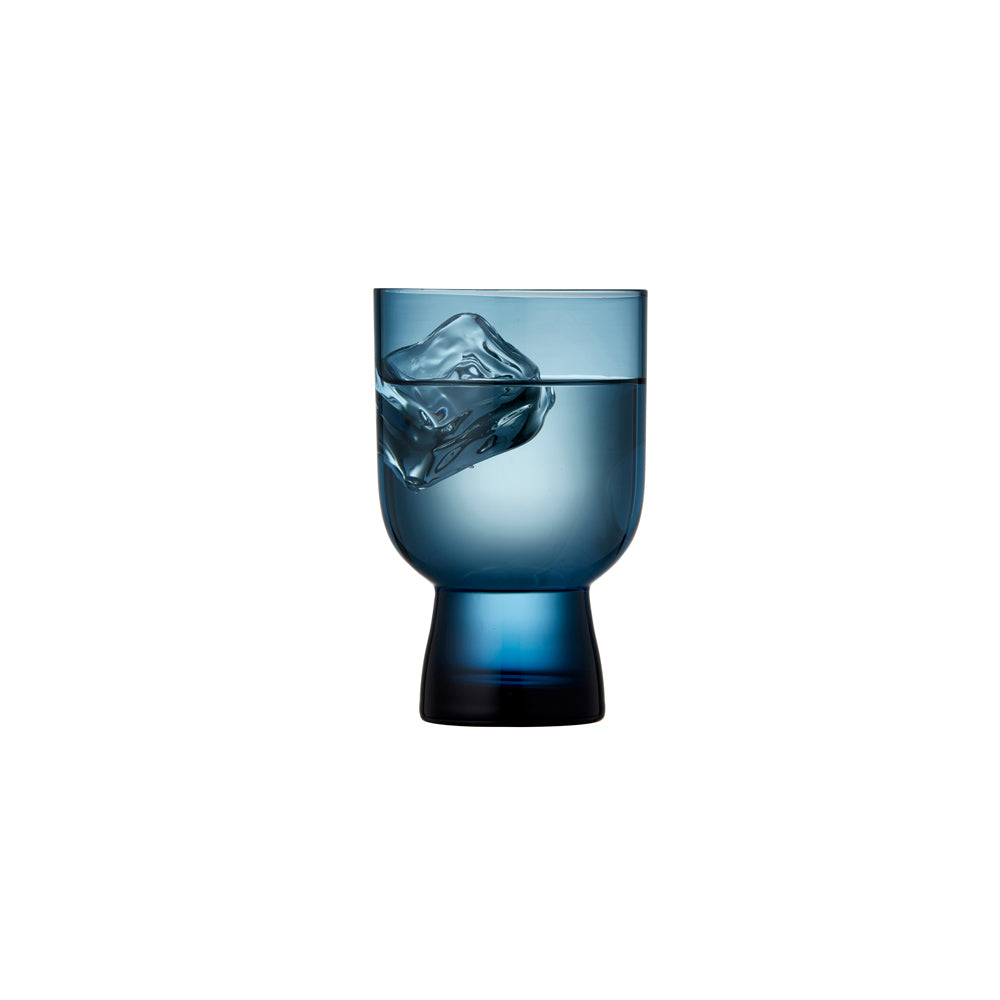 Sorrento Water Glasses 300ml, Set of 4 - Blue