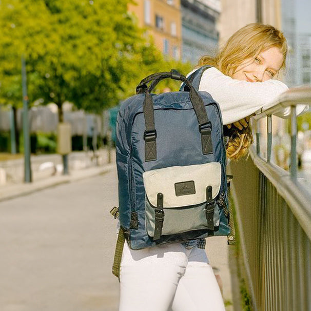 Macaroon Go Wild Series Backpack 20L - Navy & Grey