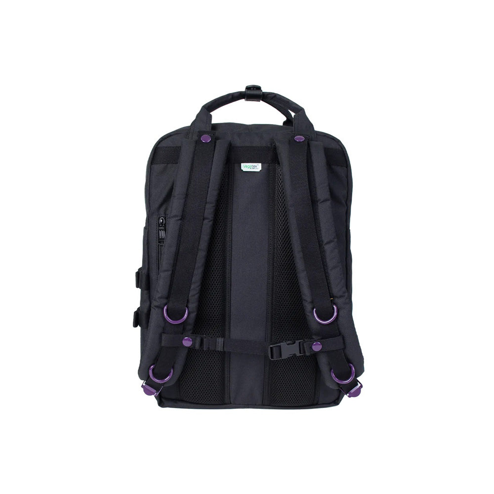 Macaroon Happy Camper Series Large Backpack - Black