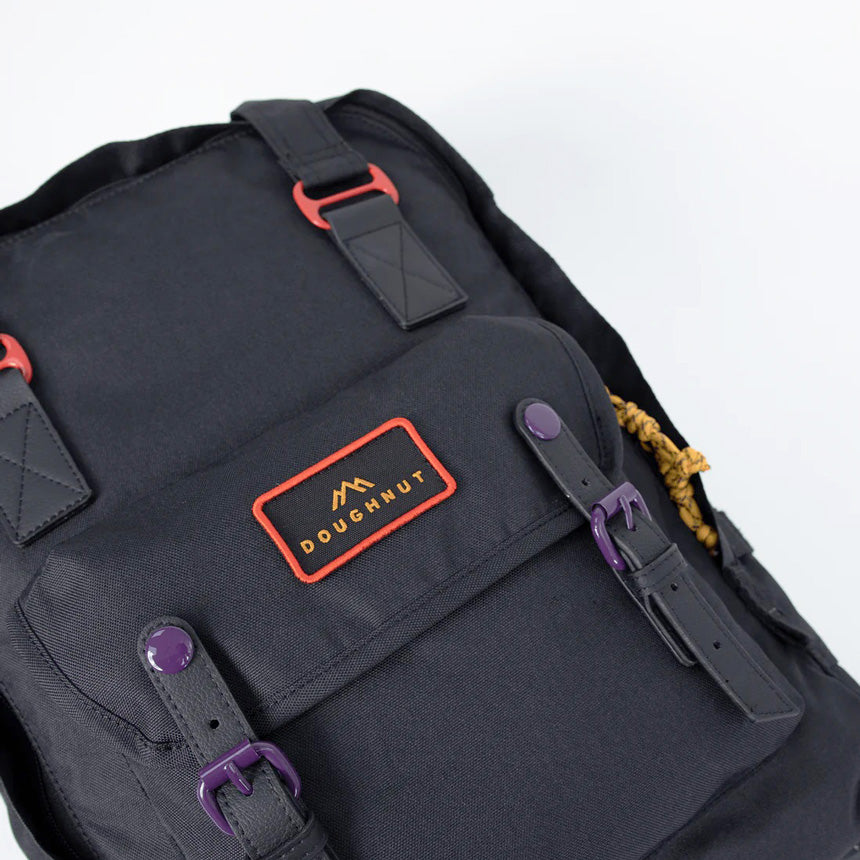 Macaroon Happy Camper Series Large Backpack - Black