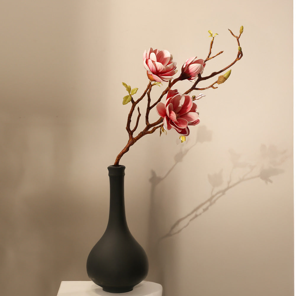 Magnolia Faux Stem - Dark Pink